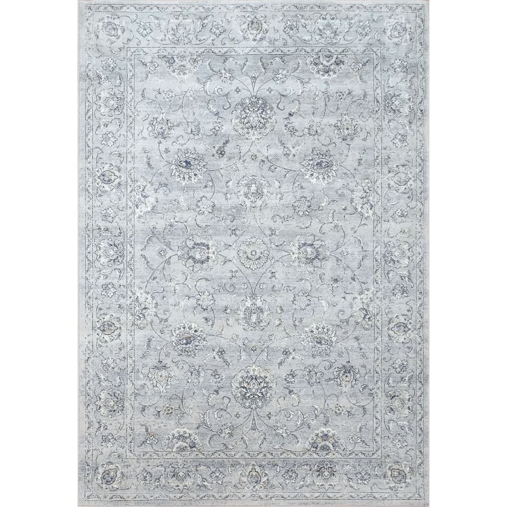 Dynamic Rugs  57126-9696 Ancient Garden 9 Ft. 2 In. X 12 Ft. 10 In. Rectangle Rug in Silver/Grey